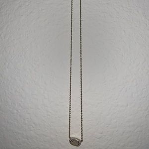 Kendra Scott Chelsea Gold Pendant Iridescent Drusy